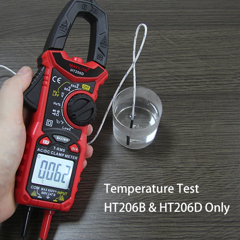 

Digital Clamp Meter High Precisions AC/DC Voltage AC Current Resistance Diode Test Continuity Multimeter Voltmeter Ammeter