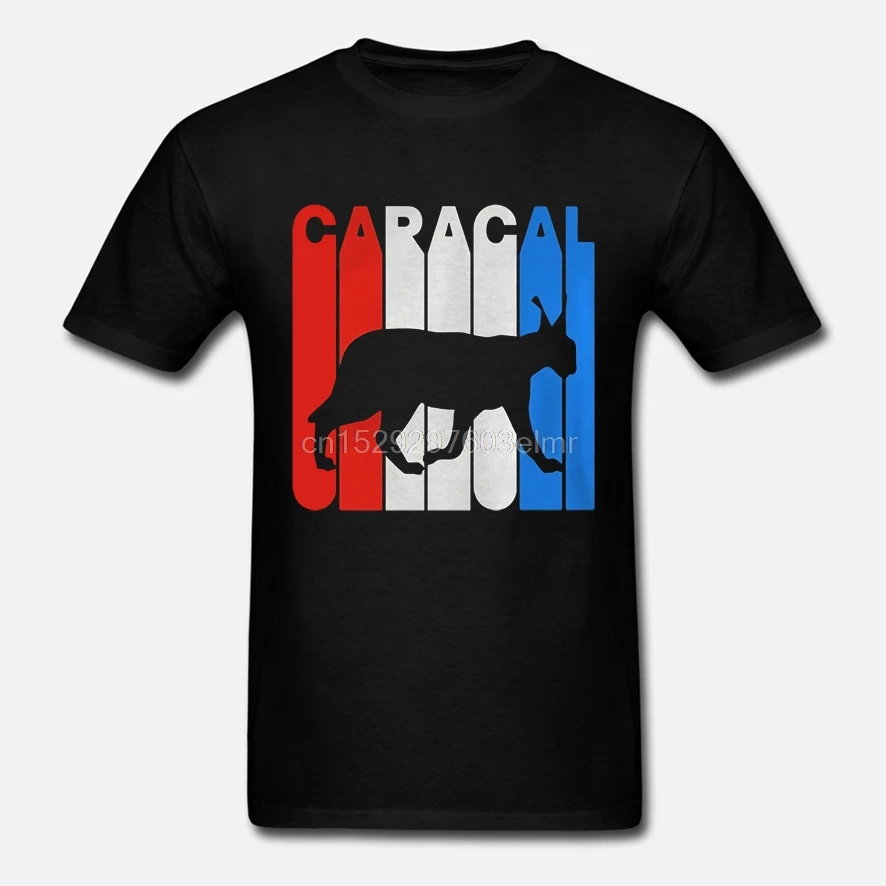 Забавные Для мужчин футболка женская футболка-Новинка новинка Ретро RWnB Каракал