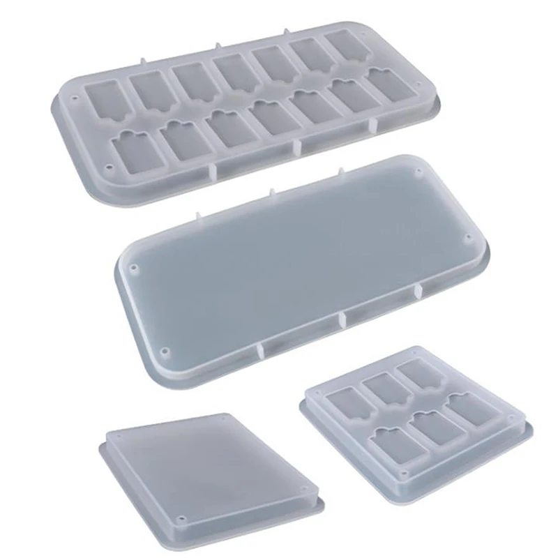 

Форма для эпоксидной смолы, силиконовая форма для игровой карты, силиконовая форма «сделай сам», инструмент для зеркальных 6/14 ячеек, формы