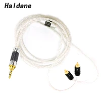 haldane hifi 3 52 54 4mm 4pin xlr balanced replacement audio cable cord silver pated wire for ier m7 ier m9 ier z1r headphones