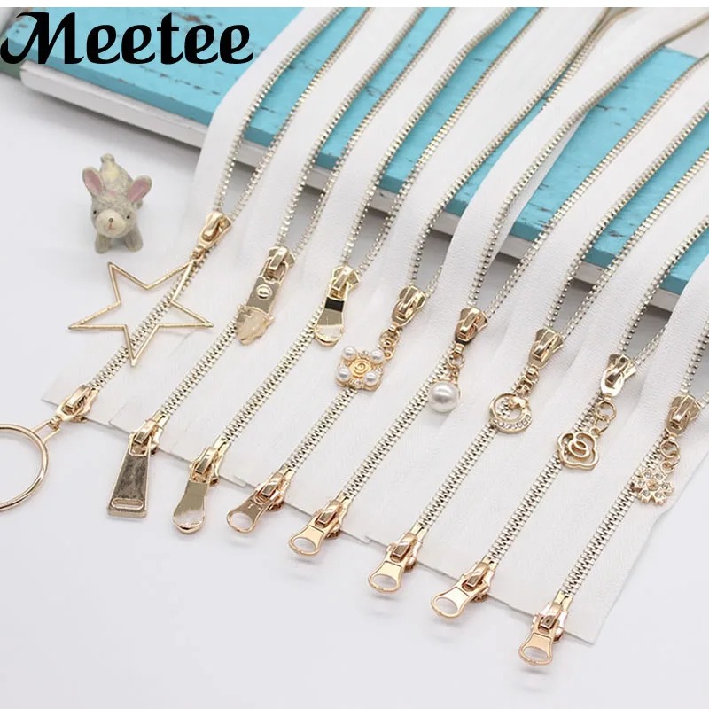 5# экологически чистый автоматический металлический замок молнии DIY Open-end Fermeture Eclair молния для шитья пуховая куртка молния аксессуары для одежды