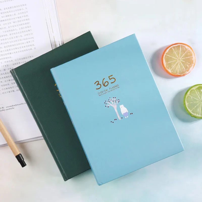 Kawaii Agendays 365 дней дневник планер Женский и журналы B6 личный 32K ежемесячный