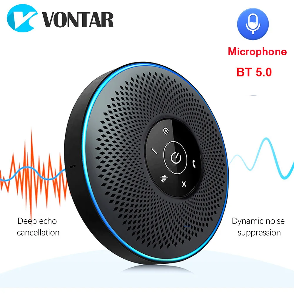VONTAR S4 беспроводной Hi Meet BT 5 0 динамик для телефонной конференции с 4 микрофонами