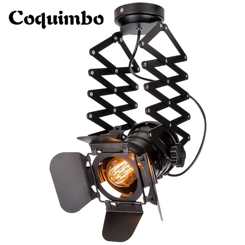 Промышленный светодиодный Трековый светильник в стиле лофт выставочный зал