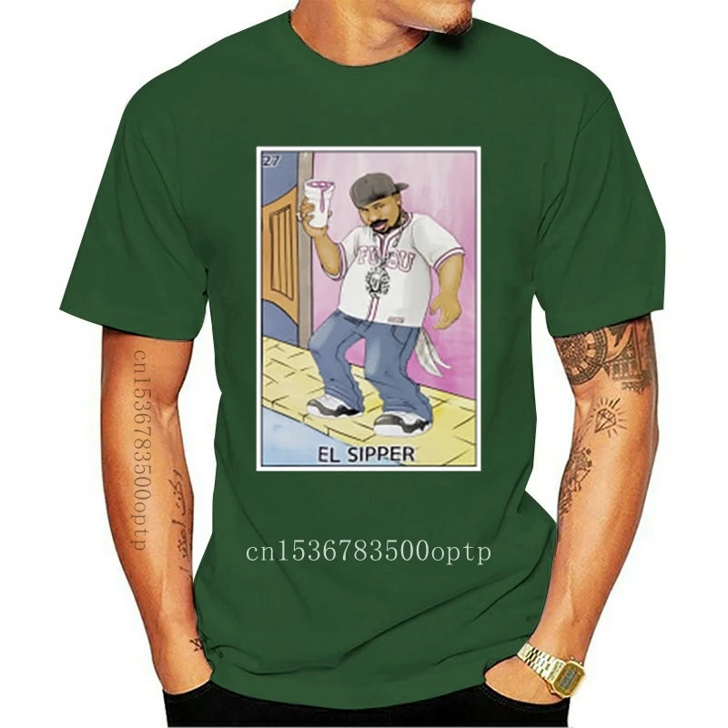 

Футболка Dj Screw El Sipper, стильная круглая футболка, новый модный дизайн для мужчин и женщин