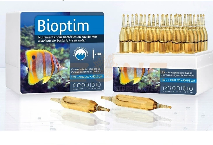 Prodibio Bioptim питательные вещества для бактерий в морской аквариумный аквариум