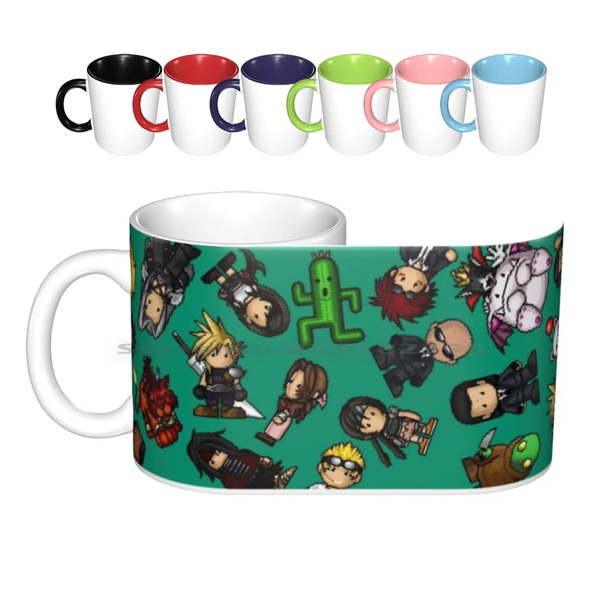 

Финальная фантазия Vii Pixelart Керамические Кружки Кофейные чашки Кружка для молочного чая финальная фантазия Vii финальная фантазия 7 Ffvii Ff7