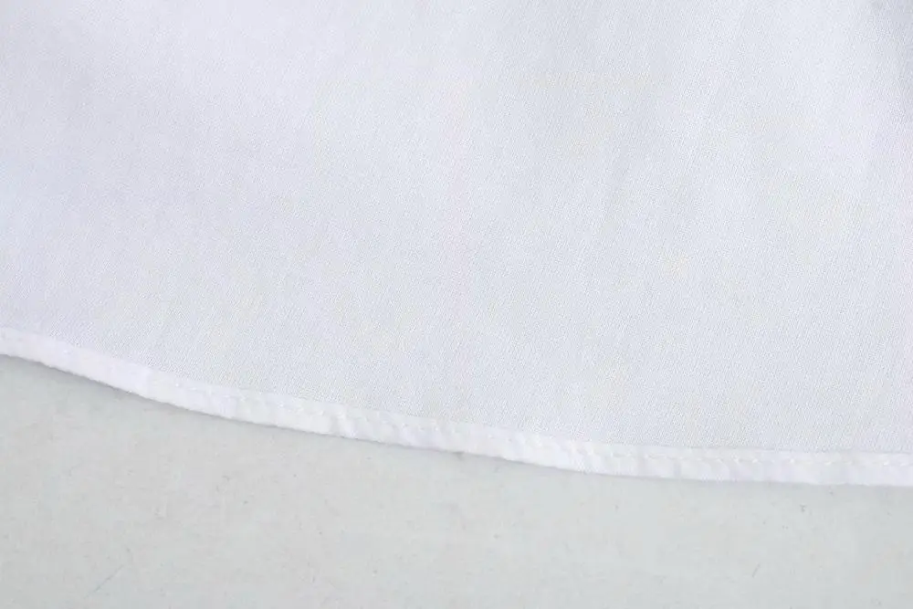 

ruffled white women shirt long sleeve casual spring summer pleated shirt blouse ladies o neck vintage blouse