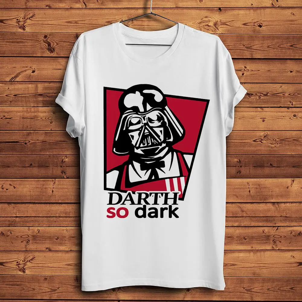 Лорд Дарт Вейдер Империя Быстрый значок с изображением еды забавная Футболка