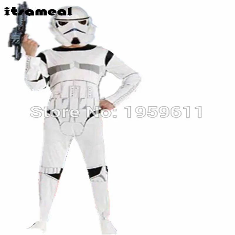 1 х Белый солдатик штурмовик солдатики спецназа косплевечерние вечеринка костюм