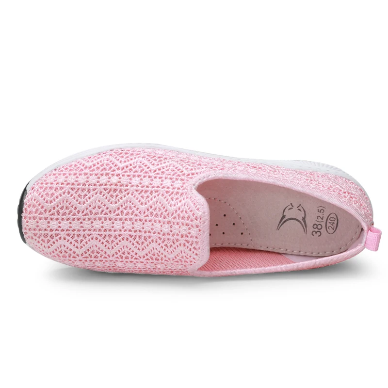 Women Platform Shoes Race Vamp Breathable Sneakers Thick Bottom Loafers Female Zapatos De Mujer Ladies Shoes Flat Shoes Women