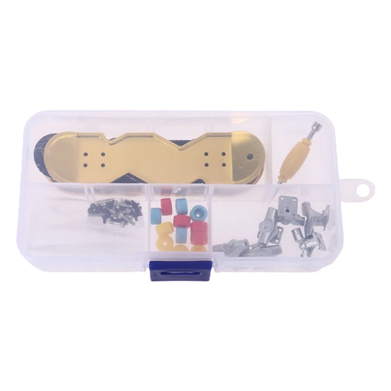 

Mini Finger Skateboard Toy Finger Skateboards Realistic Roller Skateboard for Toddler Swing Board for Finger Training DXAD