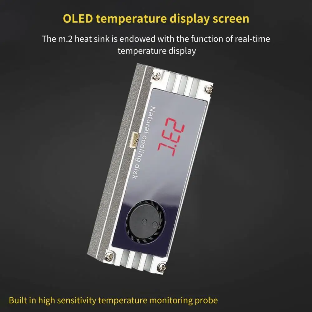 

SSD Cooling Fan Fast Cooling SSD Cooler M.2 SSD Hard Drive Heat Sink
