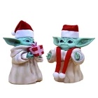 Фигурка Милая йода из Звездных войн 13 см, детская фигурка, модель Мандалора, коллекционные фигурки, рождественские игрушки для детей