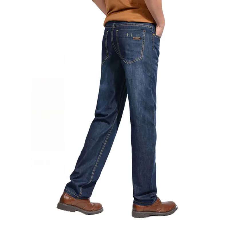 30 46 мужские джинсы большого размера Повседневные Легкие модные Стрейчевые от