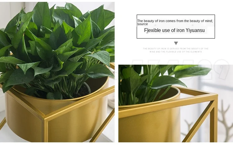 Железные художественные цветочные стенды для гостиной растения цветочный