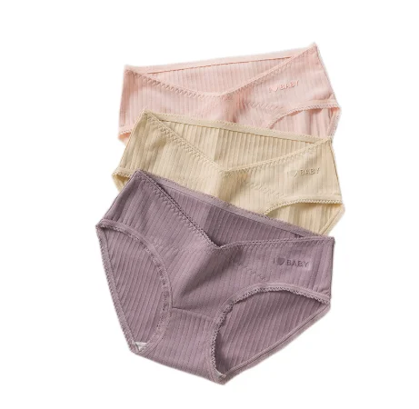 1 шт. хлопковые трусы для беременных с заниженной талией| |