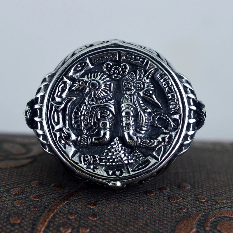 Египет Ми смерти Анубиса кольцо Для мужчин Египетский Древнего Египта тотемные