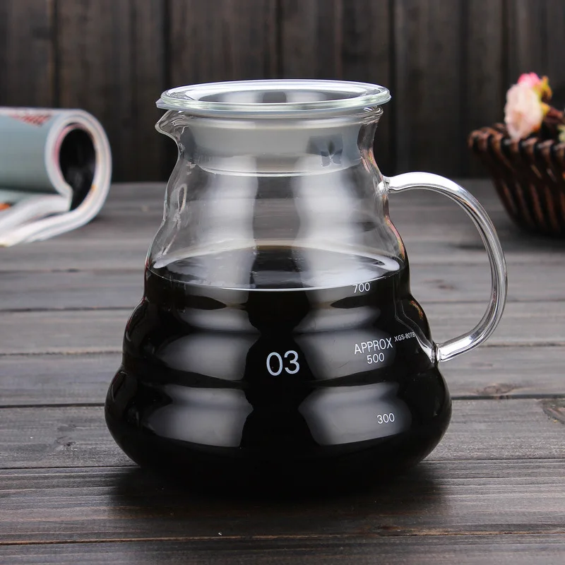 Glass Coffee Pot Cloud Shaped Kettle Reusable Heat Resistant Teapot Utensils 360/600/800ml | Дом и сад