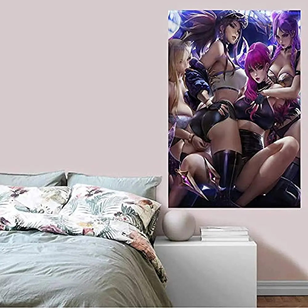 

maayong Anime Cute Sexy Loli Wall Art Hd Impressions Anime Poster Cartoon Naked Girl Body Art Canvas Paintings Bathroom Bedroom
