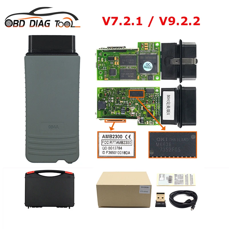 Лучший диагностический сканер OKI 5054A Bluetooth AMB2300 V6.2.2/V5.1.6 с бесплатным генератором