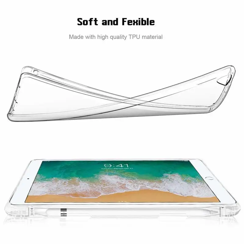 Для iPad Pro 10 5 чехол пенал крышка 2017/2018 выпуск роскошный мягкий полиуретан) и