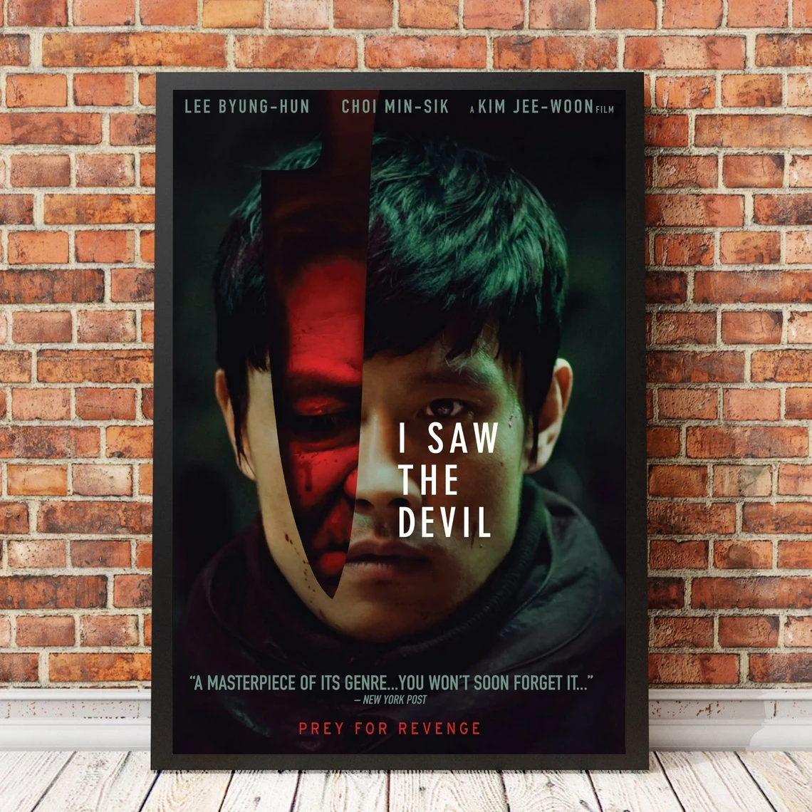 

I Saw The Devil Movie Cover Poster Canvas Art Prints Home Decoration Wall Painting ( No Frame )