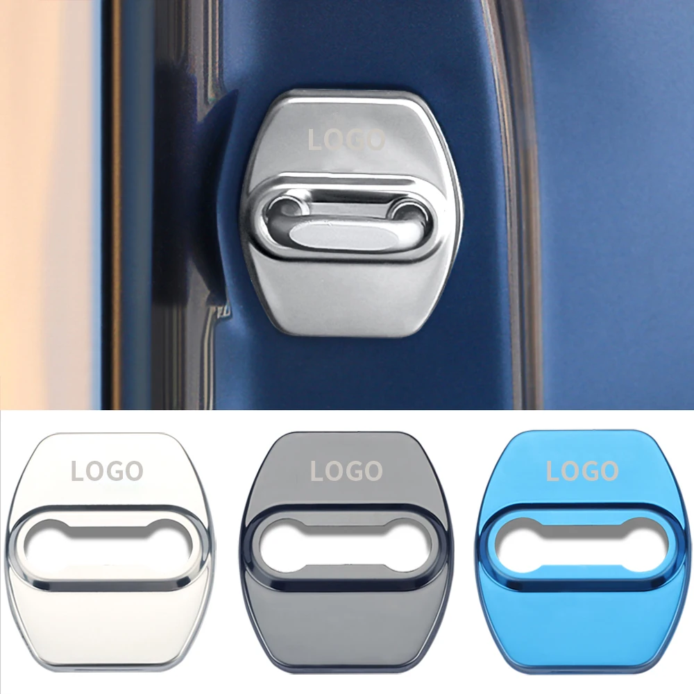 4 шт. автомобилей Дверные замки Защитная Крышка логотип кепка с эмблемой