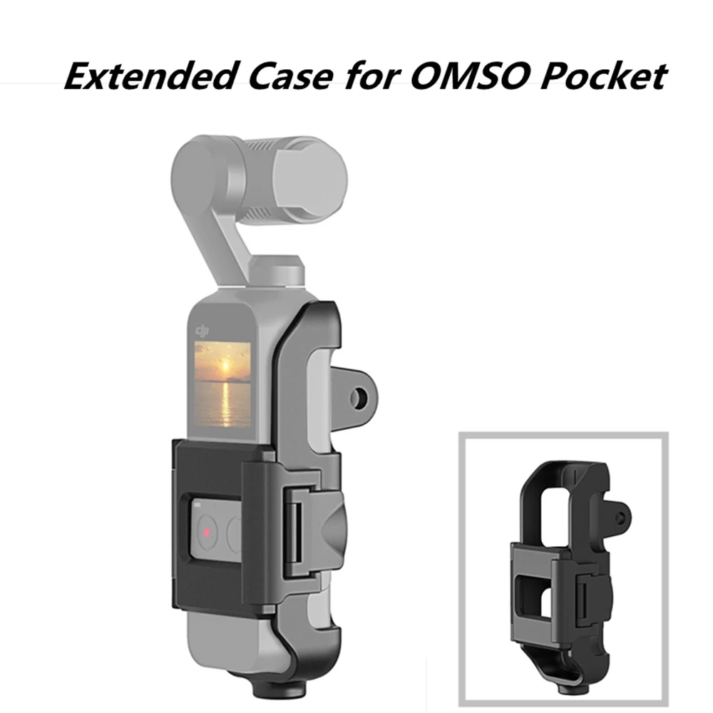 

Защитная рамка для DJI Osmo Карманный Расширенный корпус чехол с 1/4 "винтовым интерфейсом + переходное крепление для Osmo Pocket
