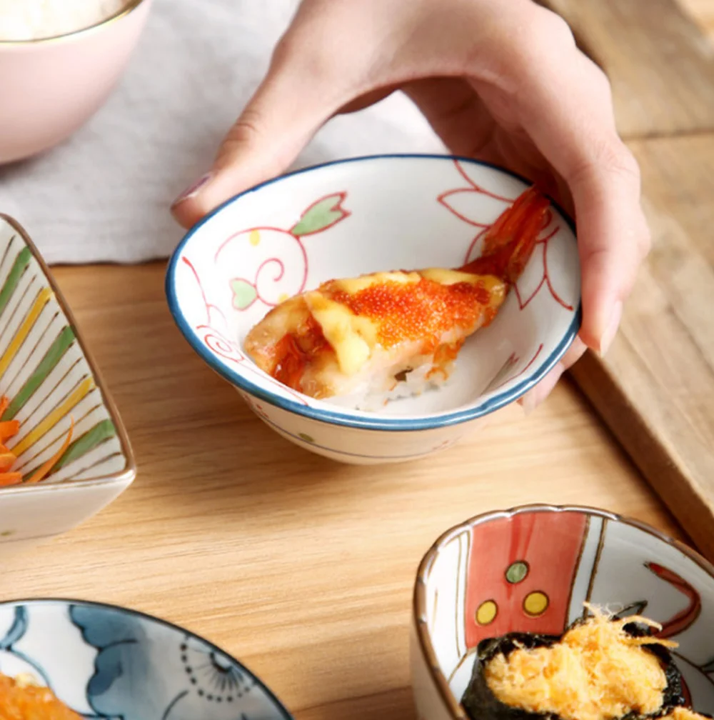 9 шт. японская посуда креативная домашняя керамическая миска горячий горшок соус