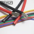 51050 м силиконовый провод кабель 8AWG10AWG12AWG14AWG16AWG18AWG20AWG22AWG24AWG 600 в Луженая Медь светодиодный терминальный разъем