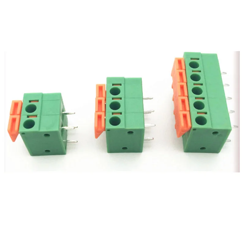 Клеммная колодка KF142V/R-5.08MM 2/3/4/5/6/7/8/9/10P пружинного типа 10 шт. | Обустройство дома