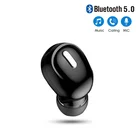 Мини-наушники Bluetooth 5,0, Hi-Fi беспроводная гарнитура с микрофоном, спортивные наушники-вкладыши со стереозвуком для всех телефонов