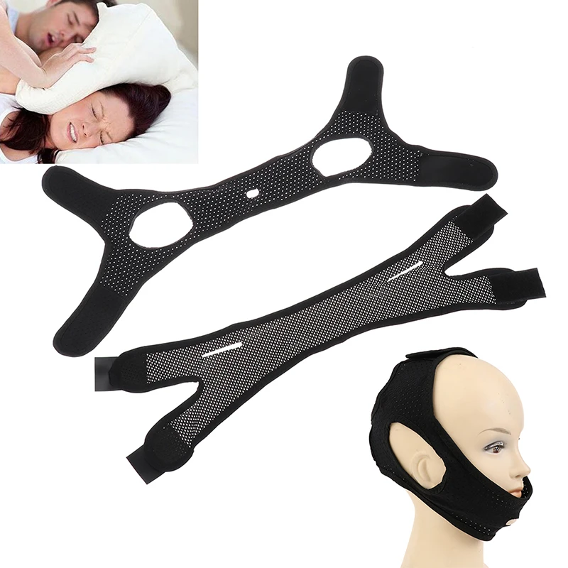 

Anti Snoring Sleeping Chin Strap Best Stop Snoring Device Adjustable Snore Reduction Belt Sleep Aids Chin Strips Belt For Unisex