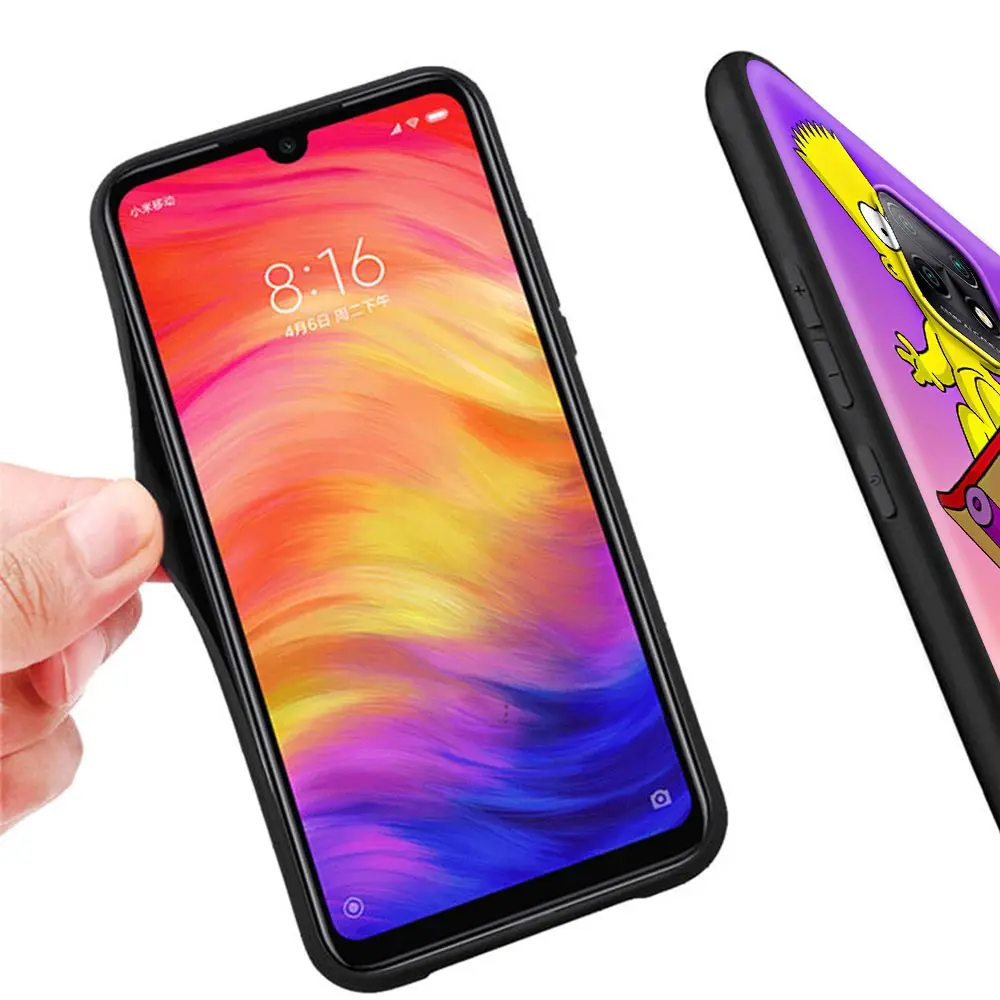 

Homer J. simpson Phone Case for Xiaomi Redmi Note 9S 8 8T 7 9 9A 7A K30 Pro 8A 9C 6A TPU Soft Shell Cover Capa