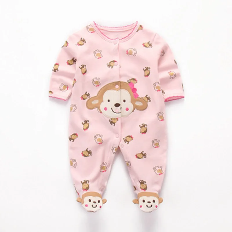 Одежда для новорожденных Зимние Комбинезоны детей осенняя одежда маленьких