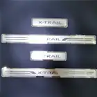 Наклейки на порог автомобильной двери, протекторы на порог педали для Nissan X-Trail XTrail T32 2013-2020 2021, автомобильные аксессуары