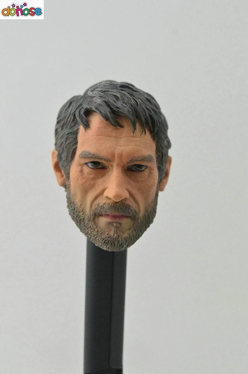 TLOU Joel 1/6 Scale последняя из США голова лепки для горячих игрушек игра фигура