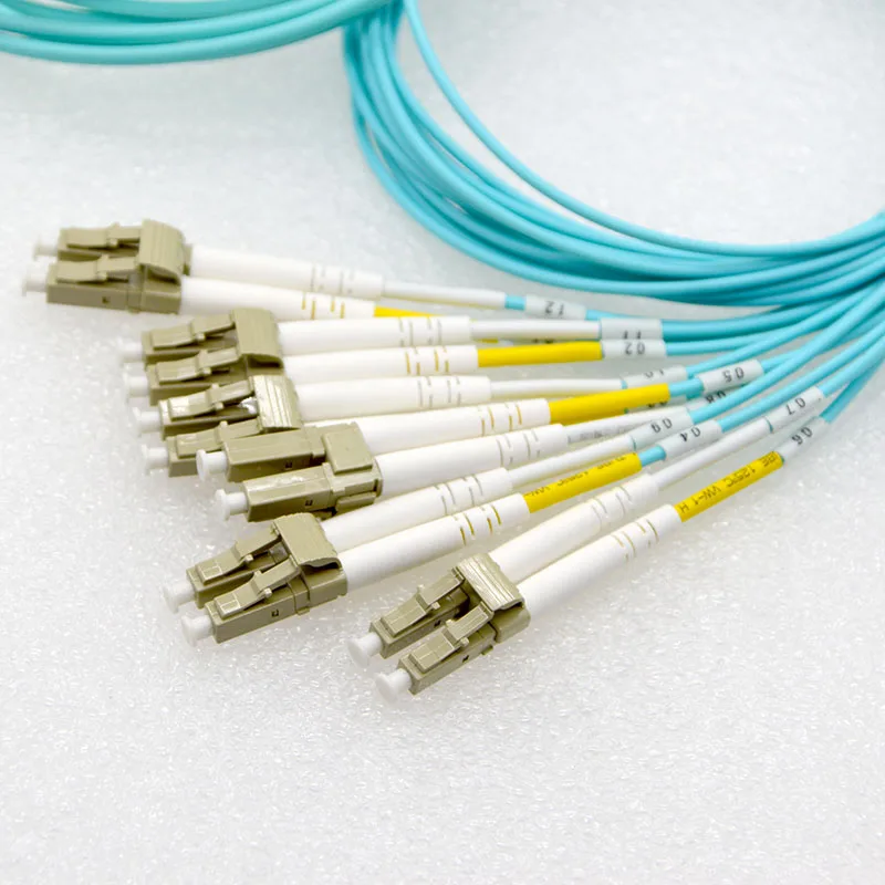 New 3m Optical Fiber Jumper MPO-LC 12Core 10 Gigabit Multimode OM3 40G Fiber Optical Connector Special Wholesale