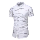 Модные 9 Стиль дизайн с коротким рукавом Повседневная рубашка для мужчин печати пляжная блузка 2021 летняя одежда плюс Азиатский Размеры M-XXXL 4XL 5XL