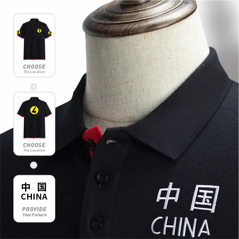 Летняя дешевая модная повседневная рубашка-поло GTONG персональная компания