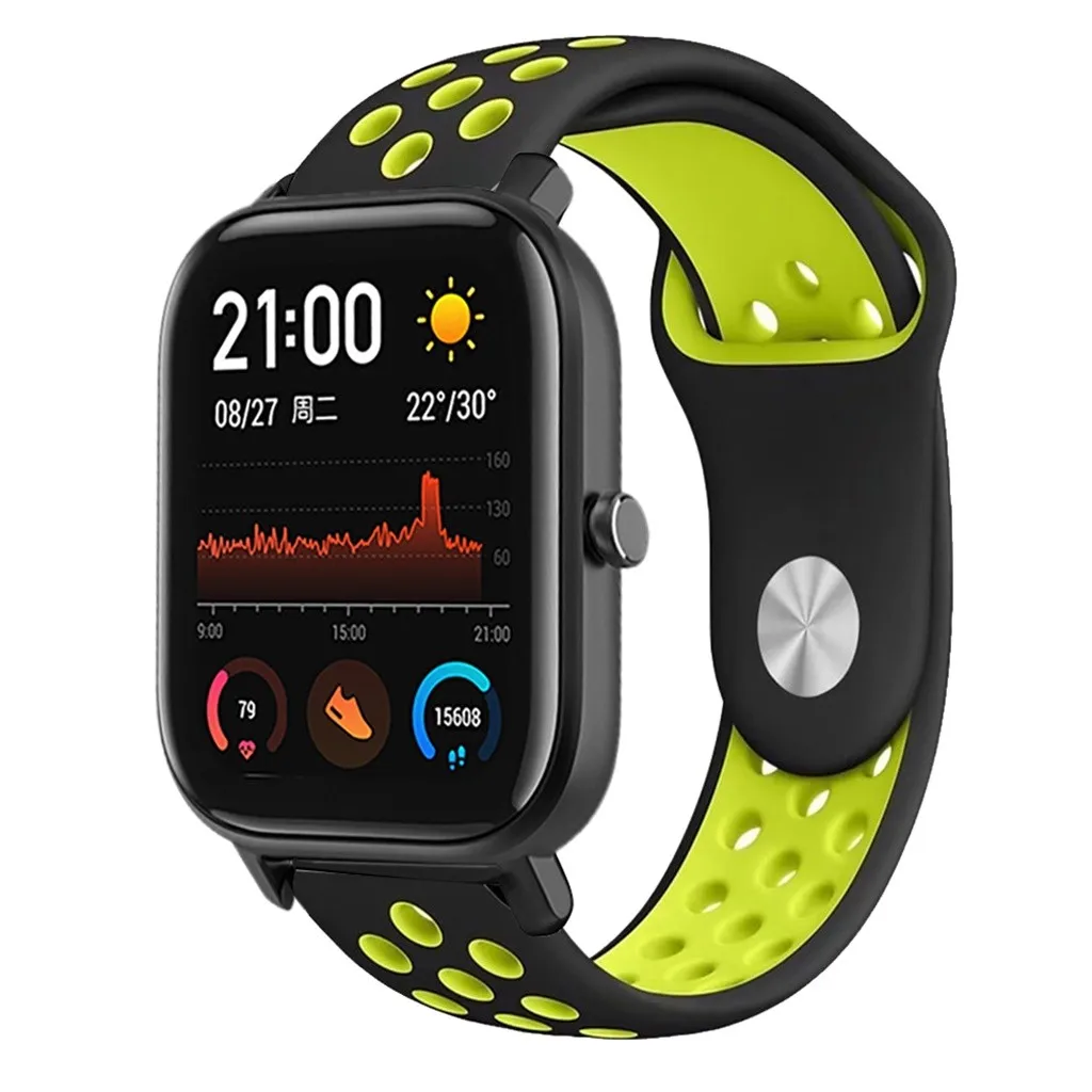 Ouhaobin силиконовый ремешок для Huami Amazfit GTS Смарт-часы носимый браслет сменный ремешок для Amazfit gts 902#2