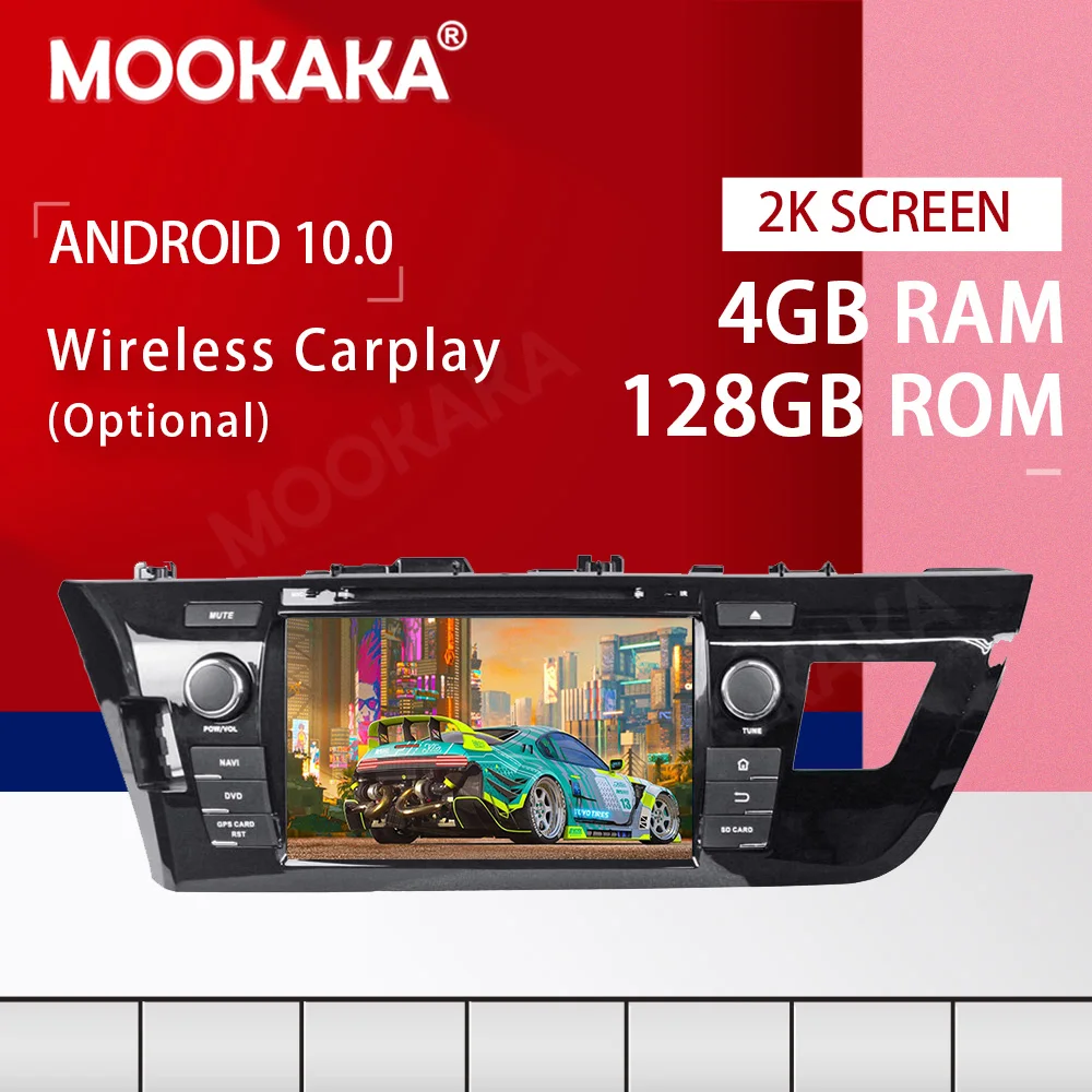 

Автомобильный мультимедийный плеер PX6, Android 10,0, 4 + 128G экран, для Toyota Corolla 2014-2016, GPS-навигация, автомобильное аудио, стерео, головное устройство ...
