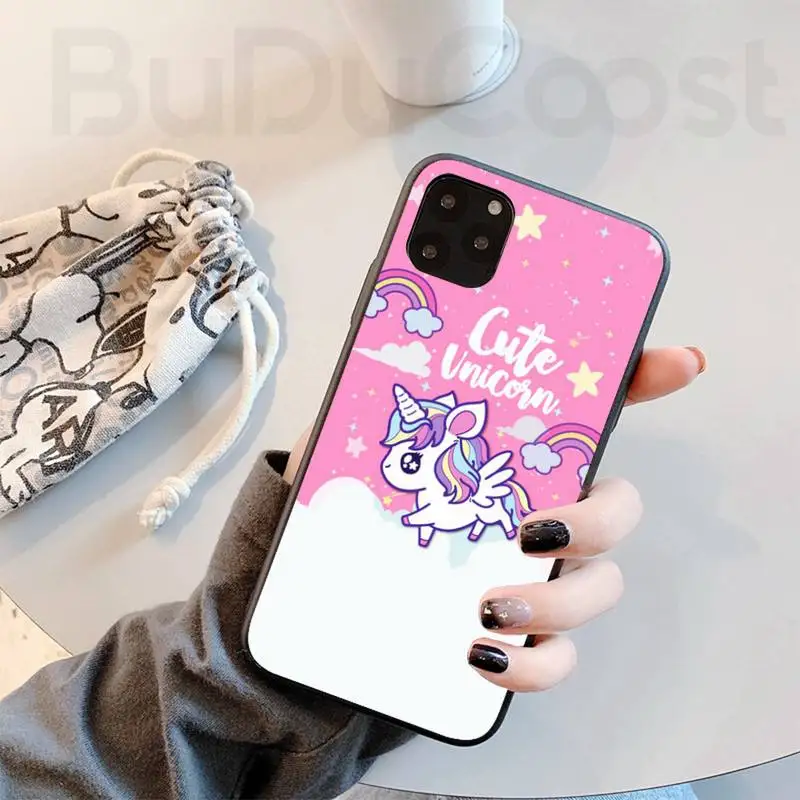 

Riccu Cute unicorn rainbow Phone Case for iphone 11 12 Pro 11 Pro Max X XS XR XS MAX 8plus 7 6splus 5s se 7plus SE 2020