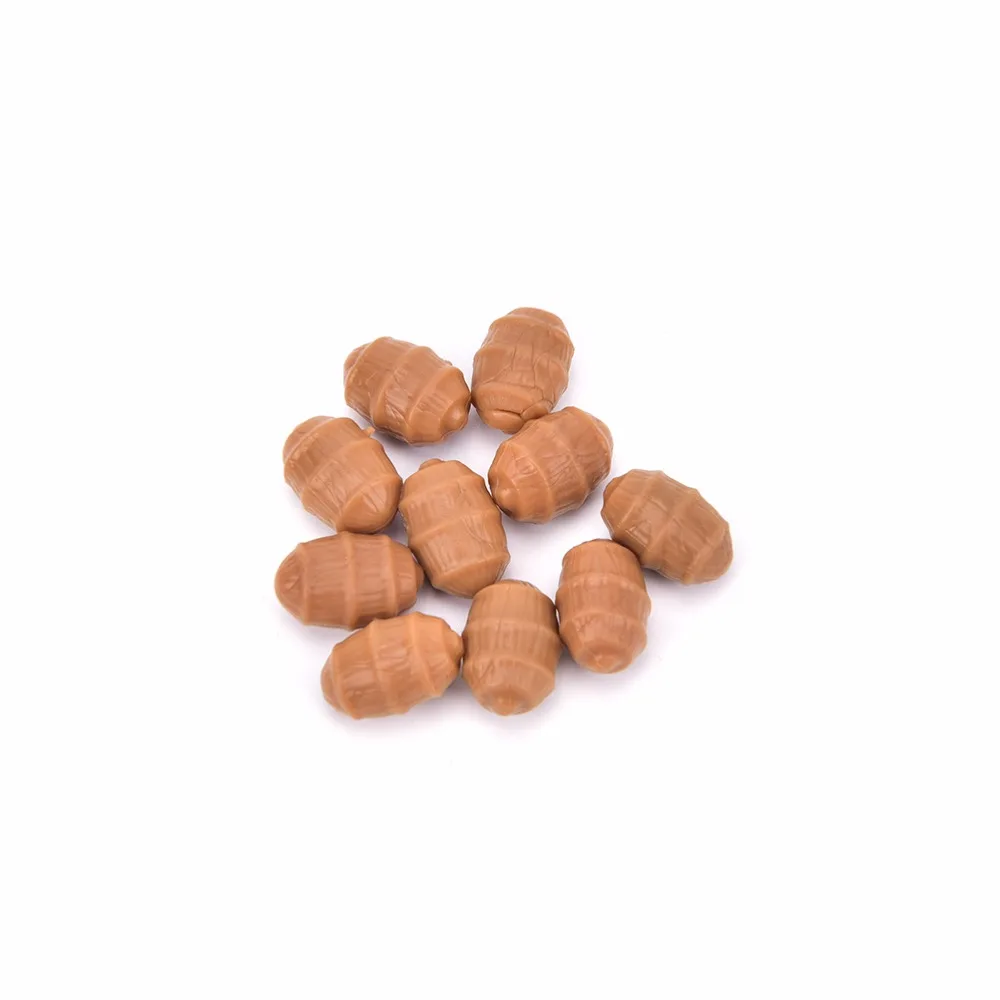 10 шт. мягкая рыболовная плавающая Тигровая орех искусственная приманка блесны на