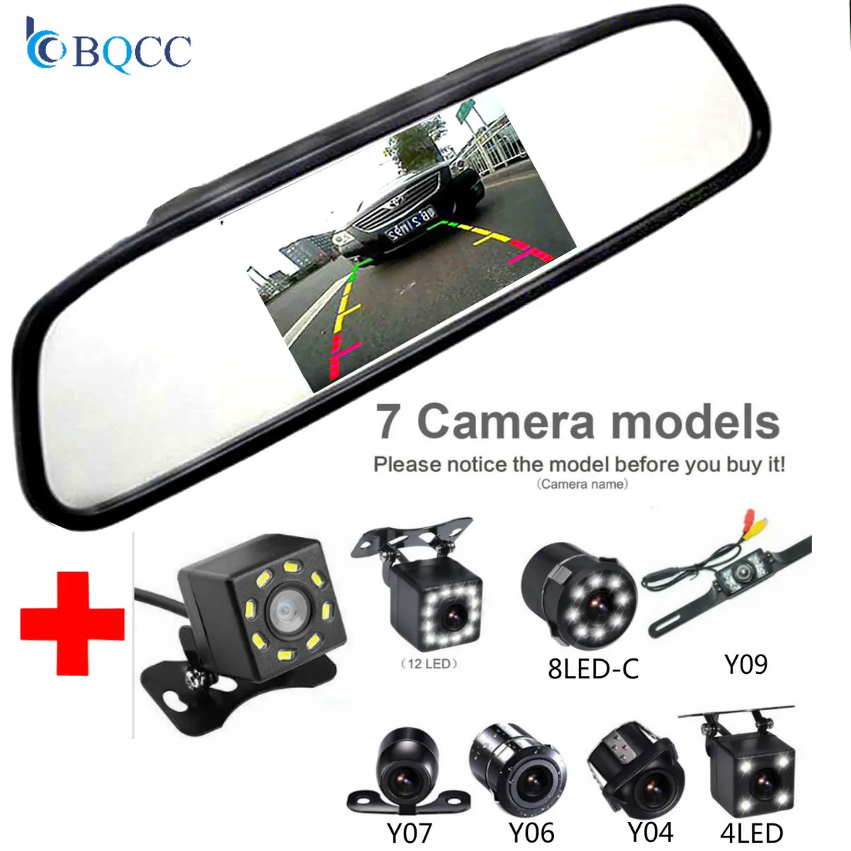 Автомобильное зеркало заднего вида парковочный HD ЖК видео цифровой цветной