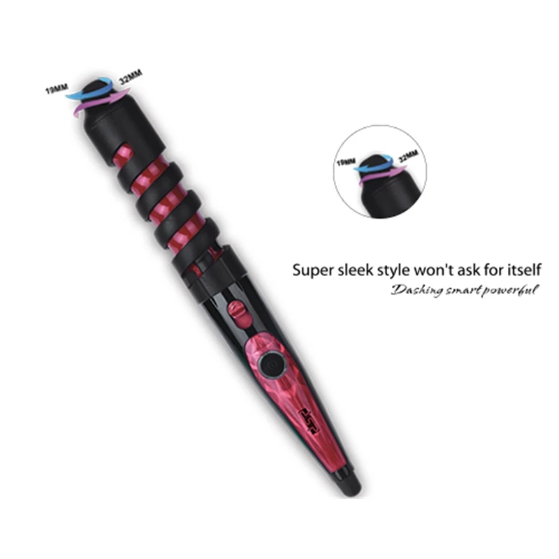 Professional curler wand curler perm styling tool hair styling machine 19 and 32 mm ceramic coated barrel