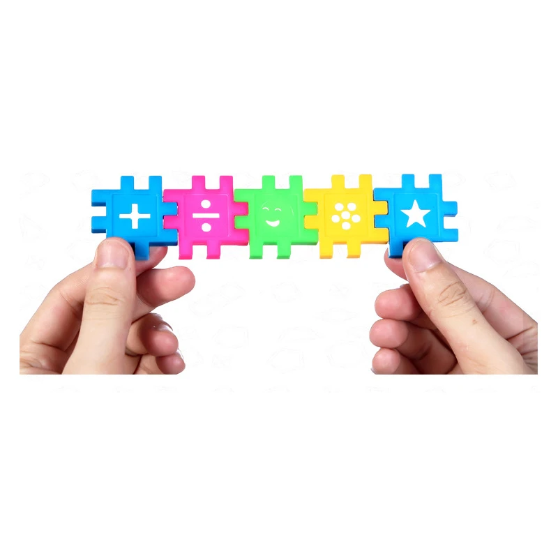 

110pcs Kid Digital Blocks Early Educational Colorful Building Blocks Toy Plastic Blocks Bricks Toy For Children