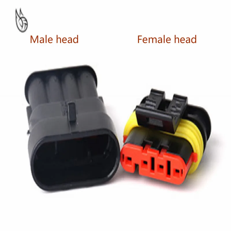 

Manufacturer 4 Pin Way Sealed Waterproof Electrical Wire Auto Connector Plug Set New Car Part Automotive connectors