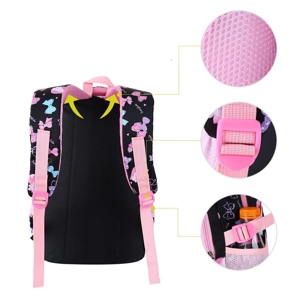 Школьные ранцы для девочек рюкзак начальной школы водонепроницаемый легкий